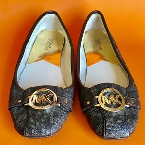 MICHAEL KORS Fulton Signature Flats Size 10 NEW!